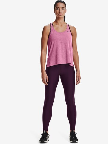 UNDER ARMOUR Skinny Sportbroek in Lila