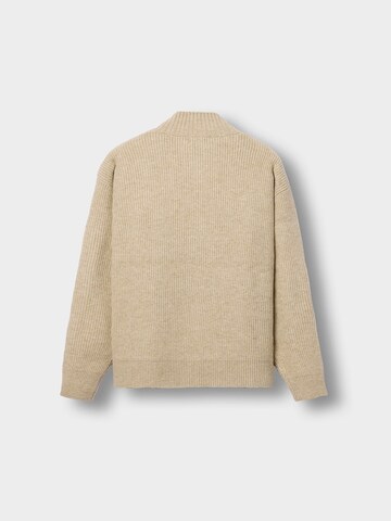 Burocs Knit Cardigan 'Kangaroo' in Beige