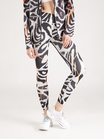 Skinny Pantaloni sport de la ADIDAS BY STELLA MCCARTNEY pe negru: față