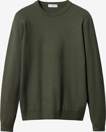 MANGO MAN Pullover 'Antigua' i grøn: forside