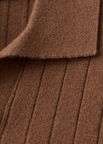 MANGO MAN Pullover 'Cashr' in Braun