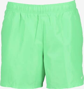 Nike Swim Regular Athletic Swim Trunks in Green: front