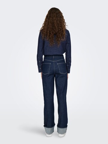 ONLY Wide leg Jeans 'ONLMercer' in Blauw