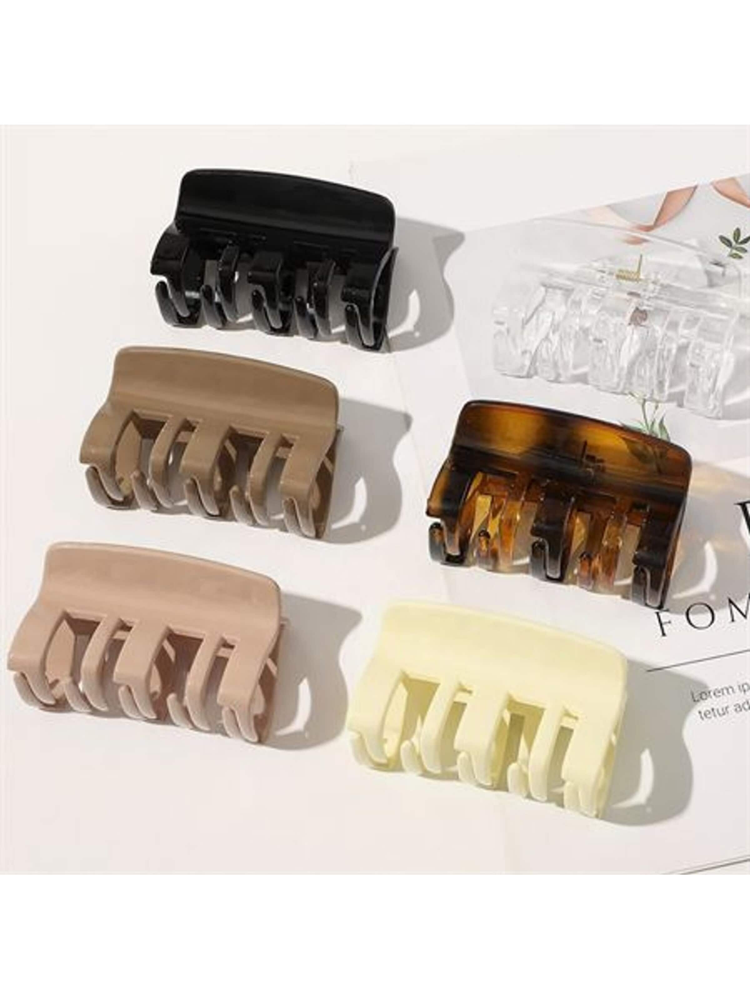 Ornement pour cheveux 'SOHO Baix Hair Clip - Brown Ombre' soho Hair accesoires en transparent