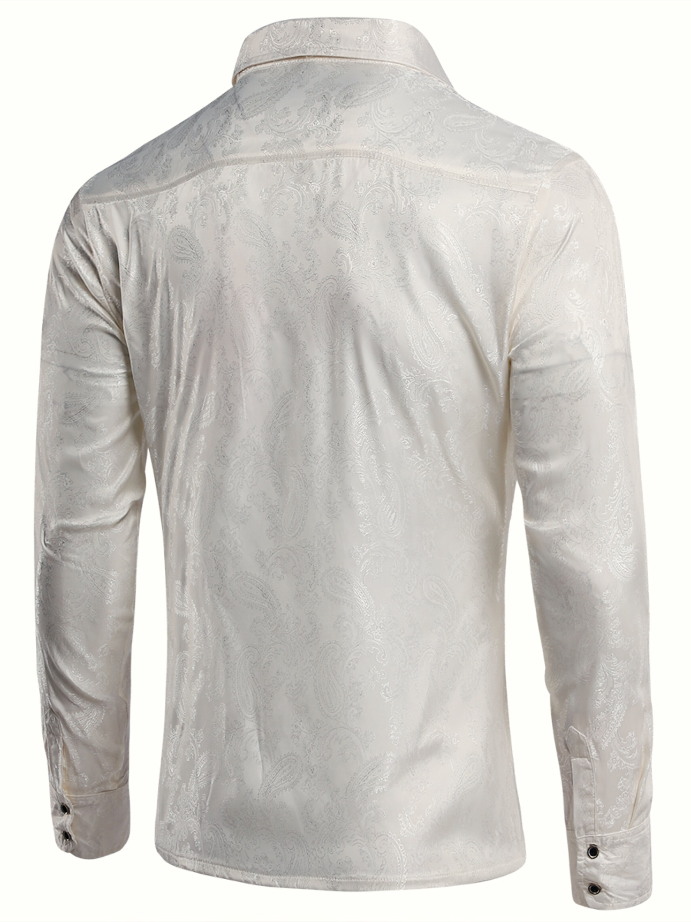 YOUTHUP Comfort fit Button Up Shirt 'Stick' in White