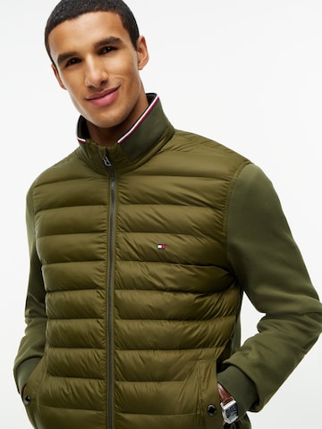 TOMMY HILFIGER Between-Season Jacket 'ESS' in Green