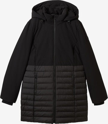 Veste mi-saison TOM TAILOR en noir : devant