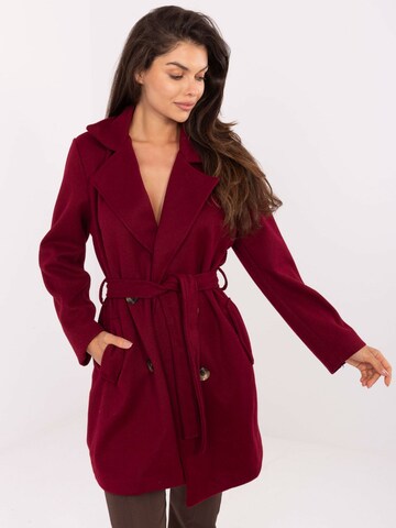 Madnezz House Between-Seasons Coat 'A9590.85' in Red: front