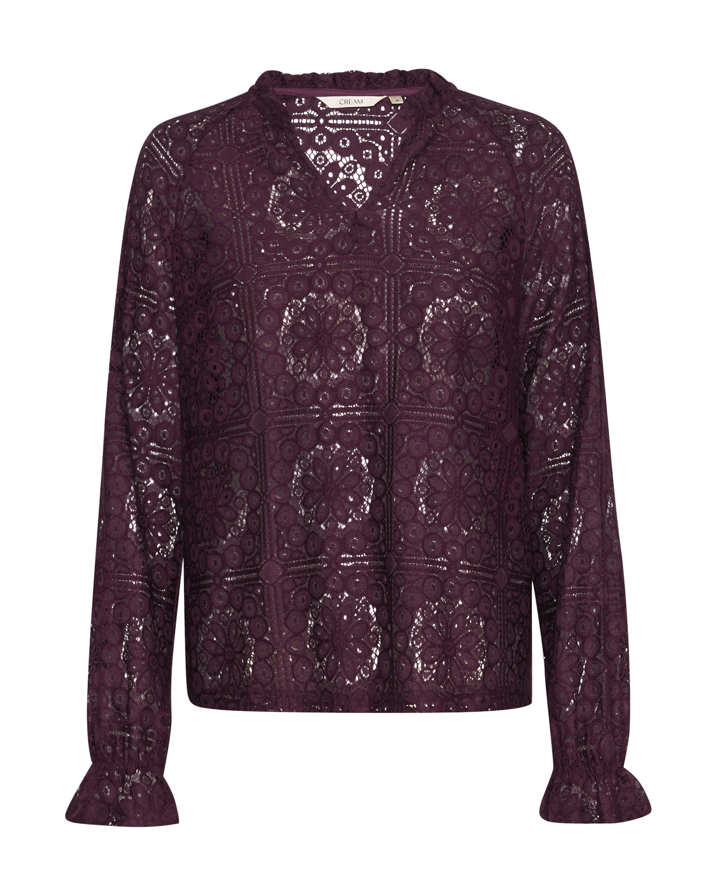 Cream Μπλούζα 'CR Tiley' σε κόκκινο: μπροστά