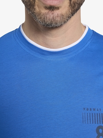 T-Shirt ' Flemming ' Jan Vanderstorm en bleu