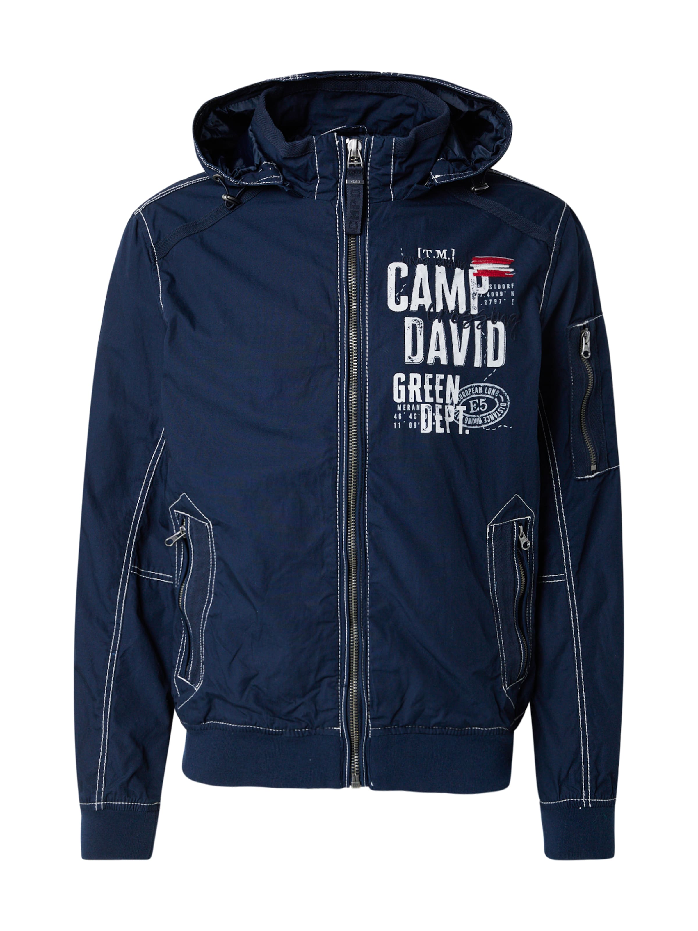 CAMP DAVID Between-Season Jacket in Blue: front