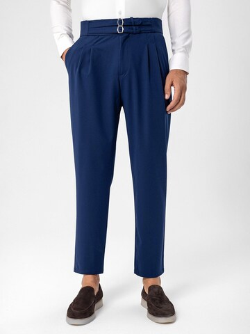 Effilé Pantalon Antioch en bleu : devant