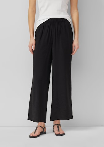 s.Oliver Wide leg Trousers in Black