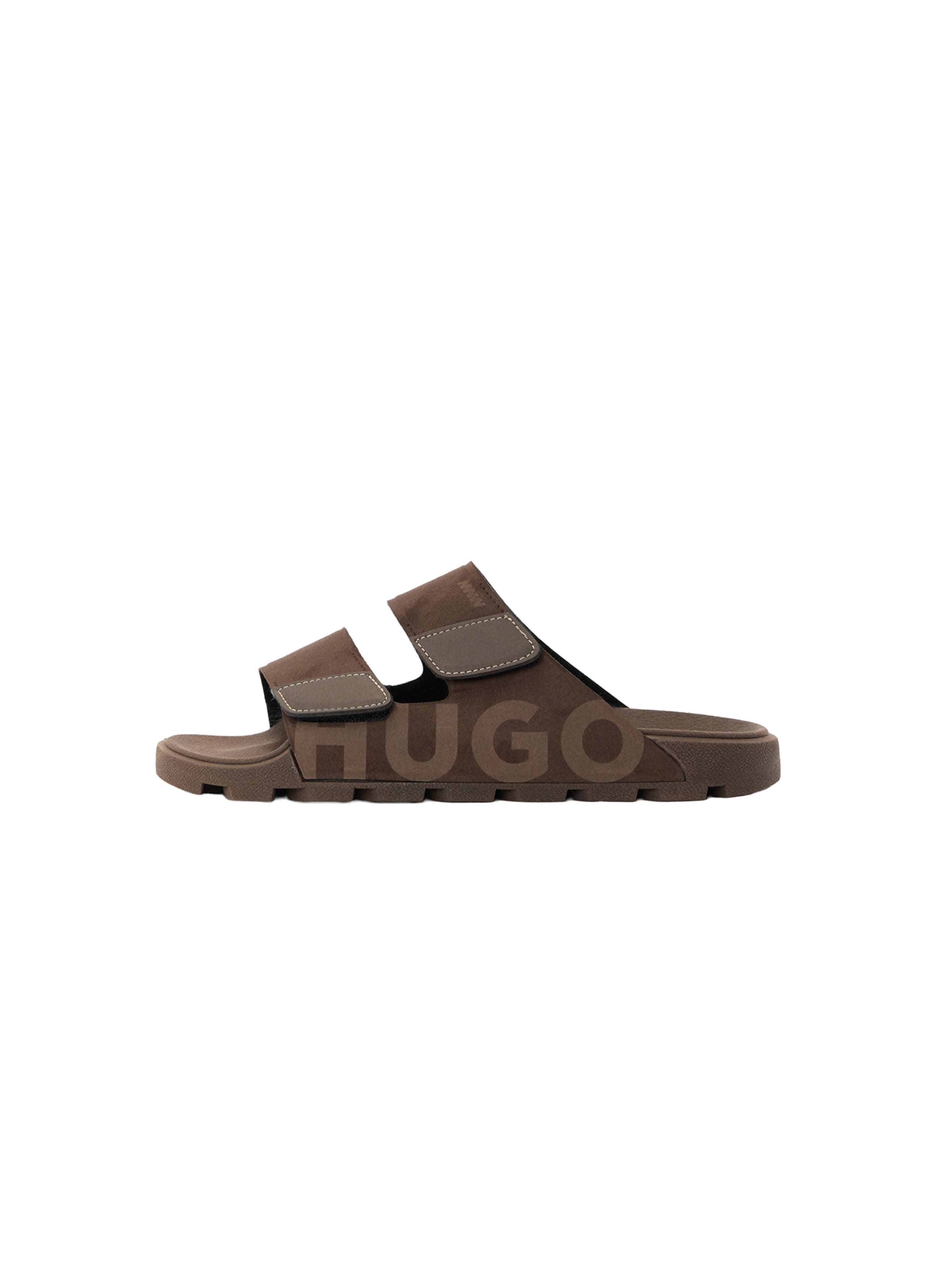 HUGO - Sapato aberto 'Evander' em castanho: frente