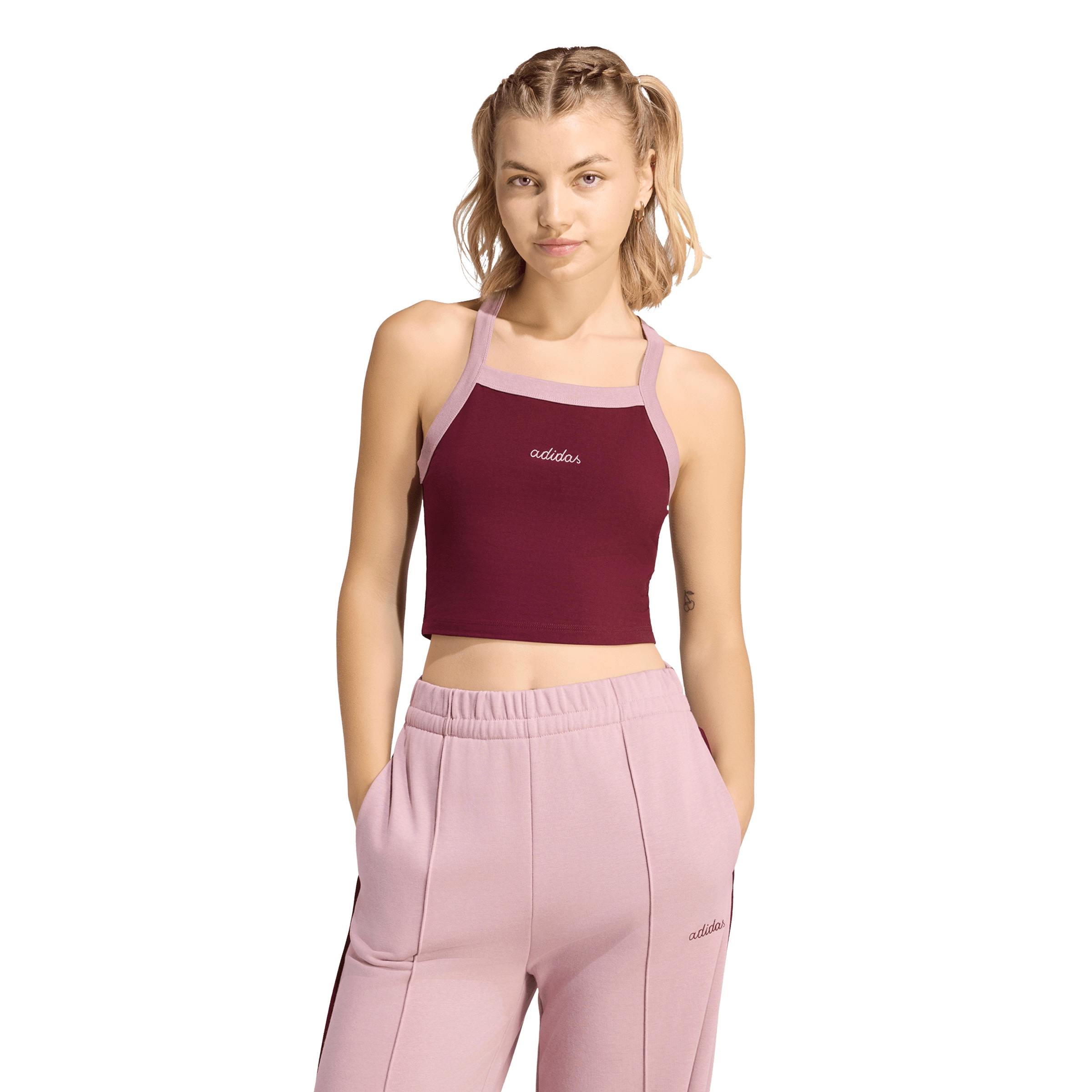 ADIDAS SPORTSWEARSportski top 'Seasonal Essentials' - crvena boja: prednji dio