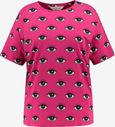 Studio Untold Shirt in dunkelpink / schwarz / weiß, Produktansicht