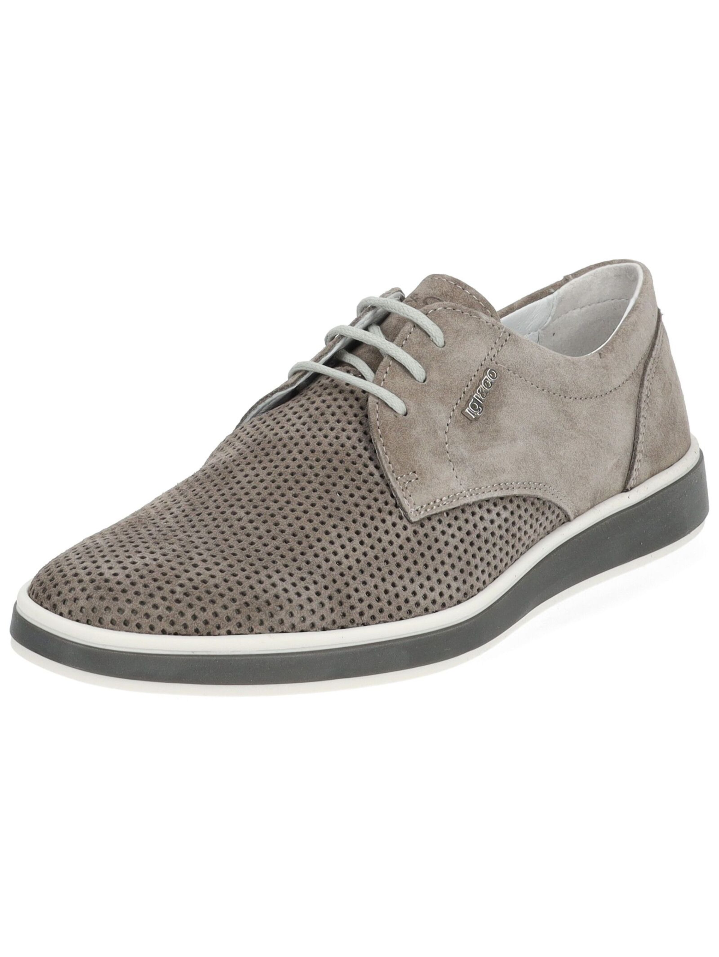 Scarpa stringata di IGI&CO in grigio: frontale