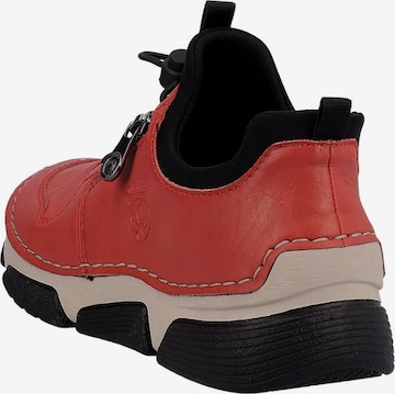 Rieker Athletic Lace-Up Shoes in Red