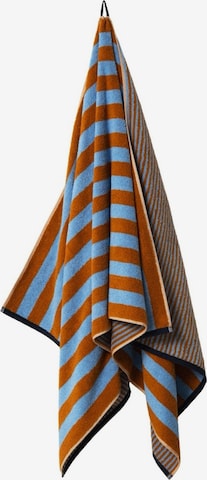 Herzbach home Towel 'Good Vibes' in Brown: front