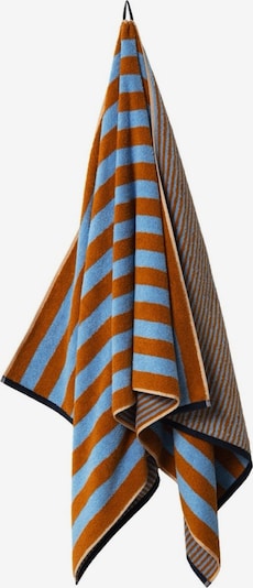 Herzbach home Badetuch 'Good Vibes' in 80x180 cm in 90x180 cm in blau, Produktansicht