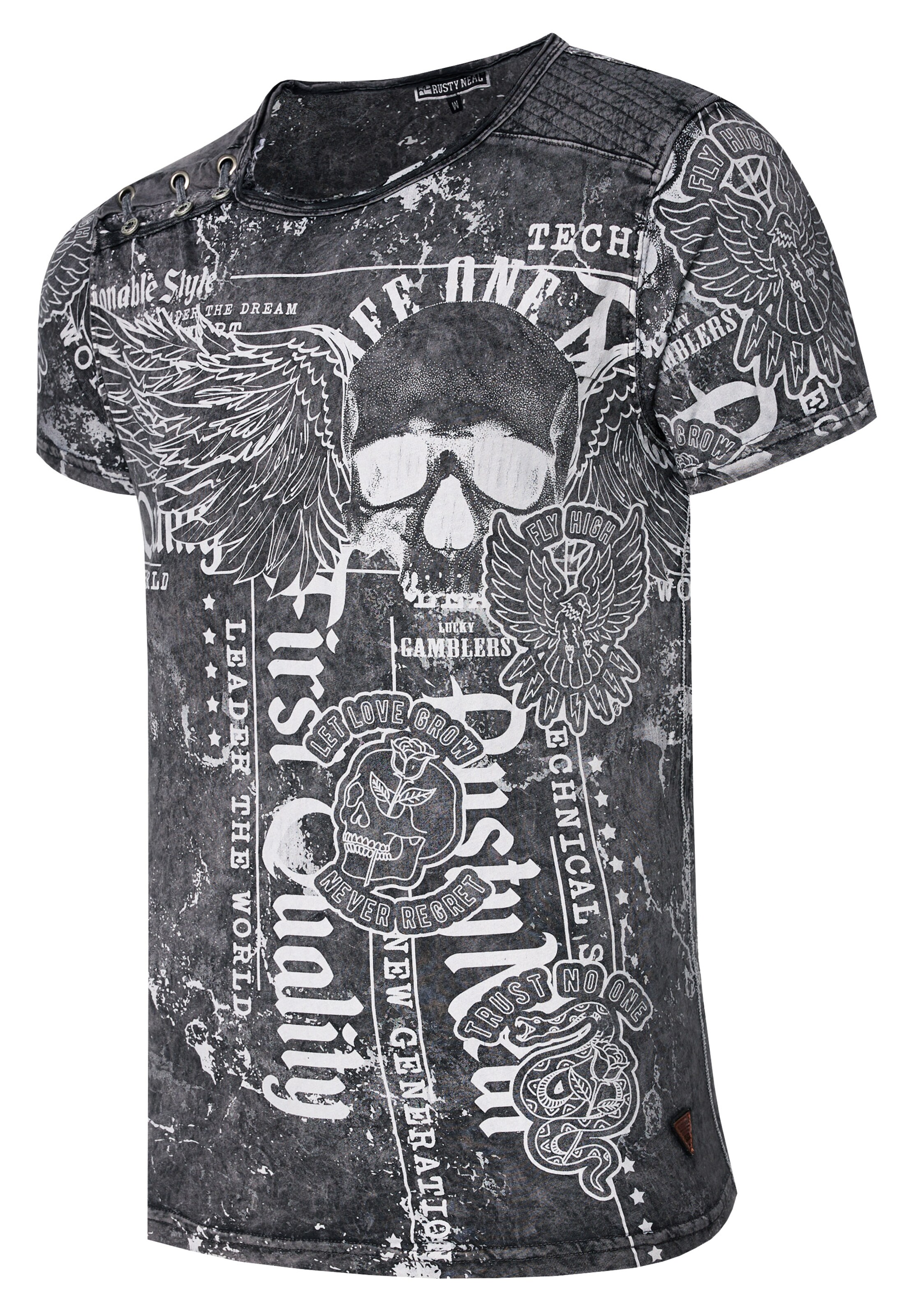 Rusty Neal Shirt in Grijs