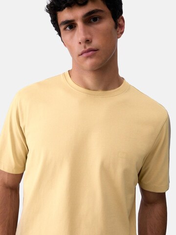 T-Shirt 'BASICCONTRA' Liu Jo en jaune