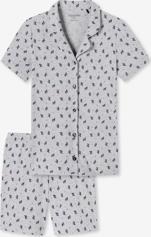 SCHIESSER Pajamas ' Pyjama Story ' in Grey: front