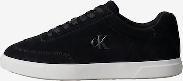 Baskets basses Calvin Klein en noir : devant