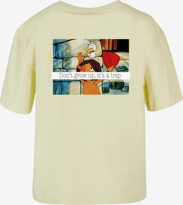 F4NT4STIC Shirt 'Heroes of Childhood Pinocchio' in Gelb: Vorderseite