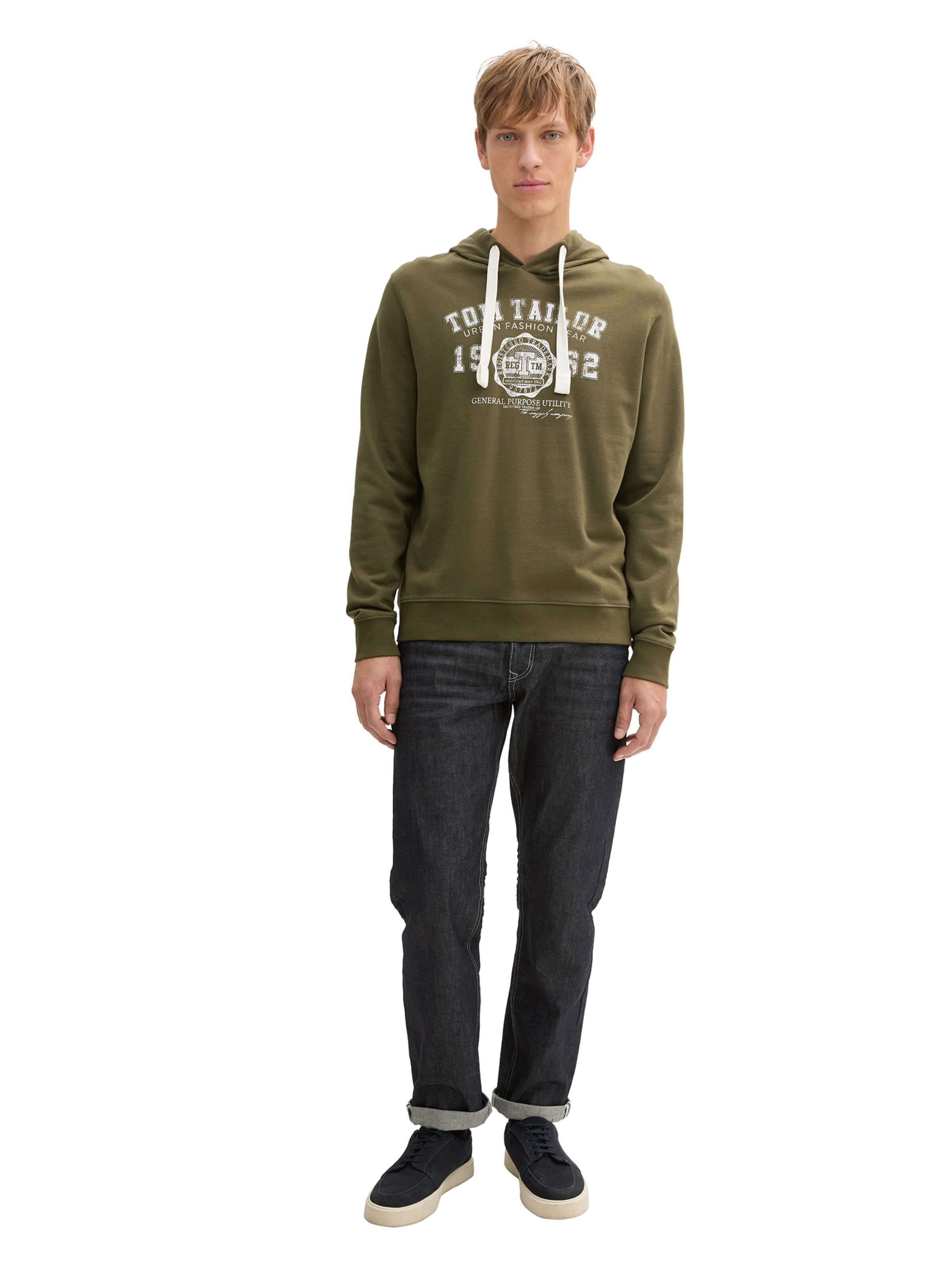 TOM TAILOR Sweatshirt in Groen