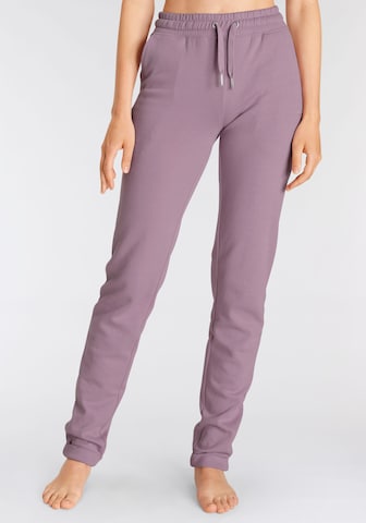 H.I.S Pajama Pants in Purple: front