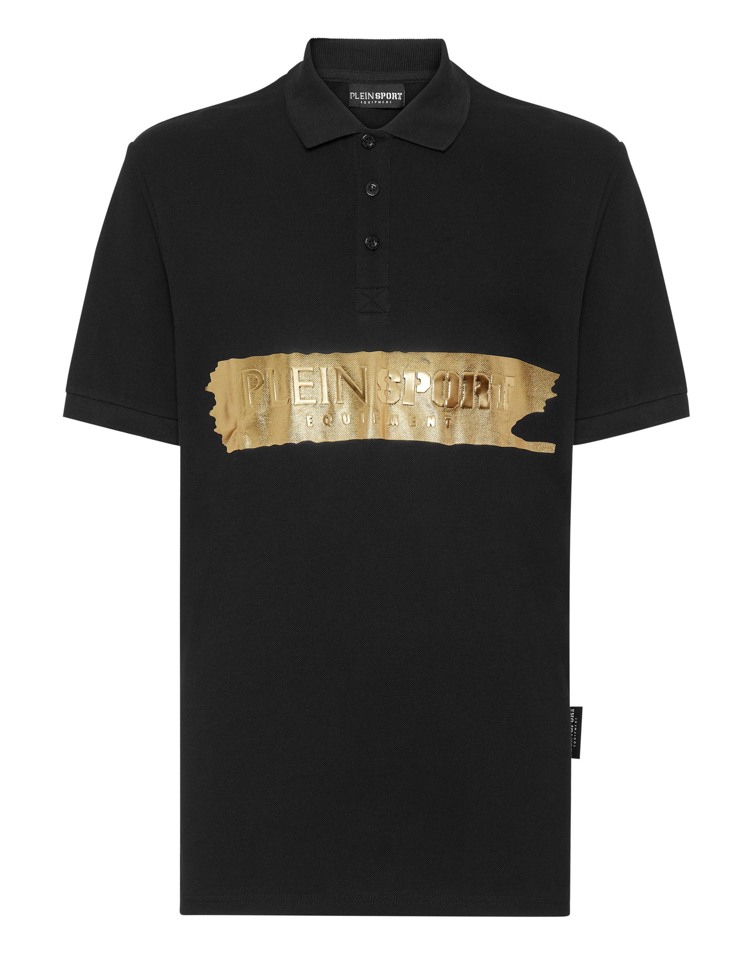 Plein Sport Shirt in Zwart: voorkant