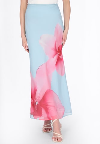 Usha - Saia em verde: frente