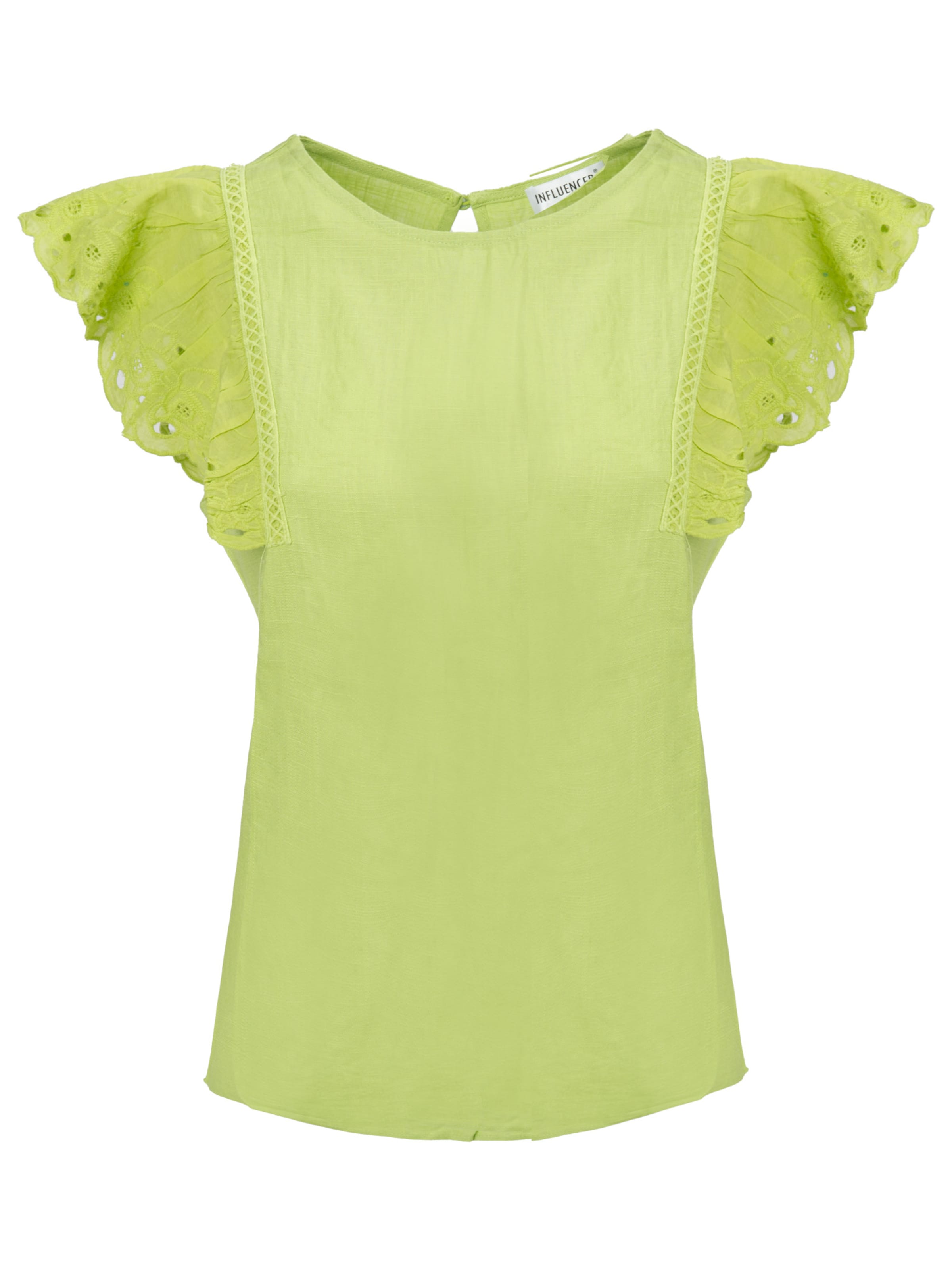 Influencer Blouse in Green: front