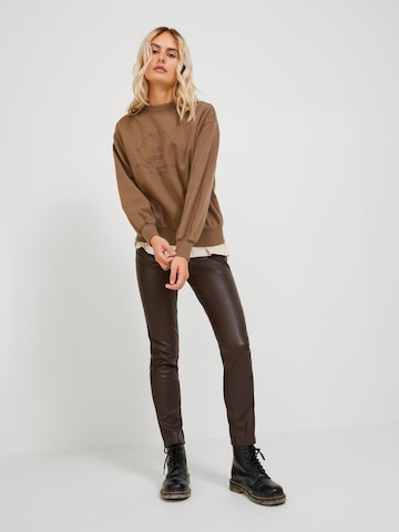 JJXX Slimfit Spodnie 'Berlin' w kolorze brązowy