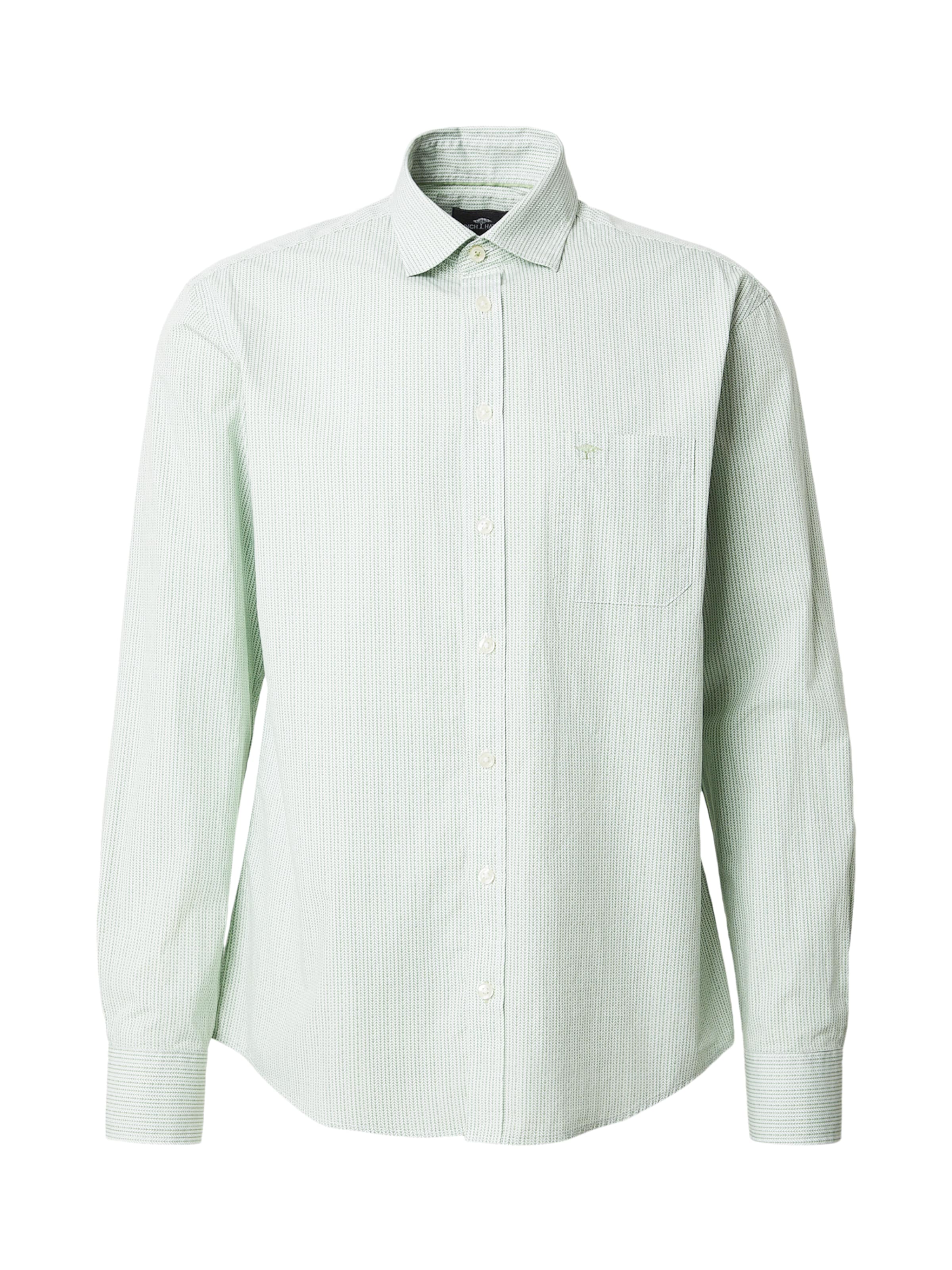 FYNCH-HATTON Klasický střih Košile – zelená: přední strana