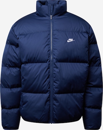 Nike Sportswear Winterjas 'Club' in Blauw: voorkant