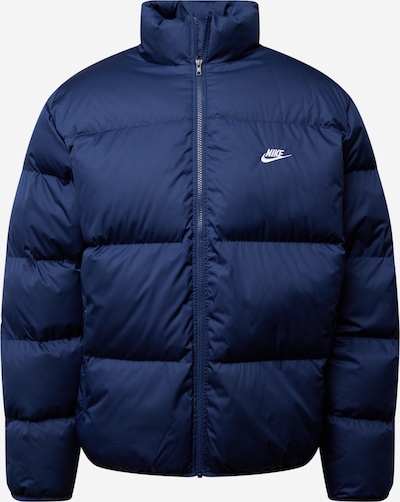 Nike Sportswear Veste d’hiver 'Club' en bleu marine / blanc, Vue avec produit