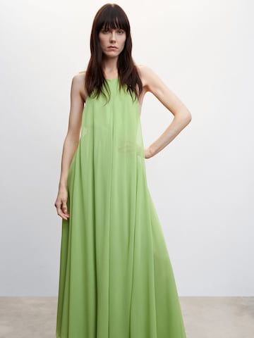 MANGO Summer Dress 'Yellow' in Green