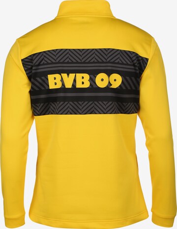 PUMA Athletic Sweatshirt 'Borussia Dortmund Prematch 1/4' in Yellow