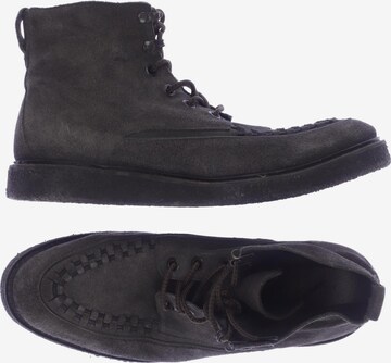 AllSaints Stiefel 44 in Grau: predná strana