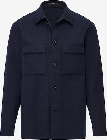 Veste mi-saison 'Flannel' Boggi Milano en bleu : devant