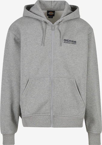 DICKIES Sweatjacke 'Bolivar' in Grau: Vorderseite
