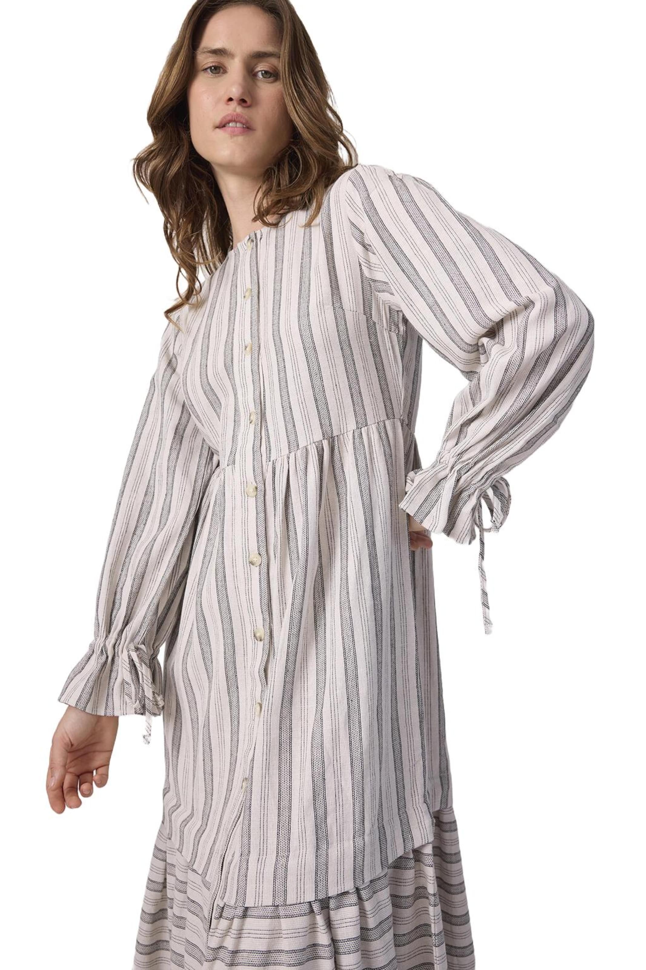 Touche Prive Kleid in Beige: Vorderseite