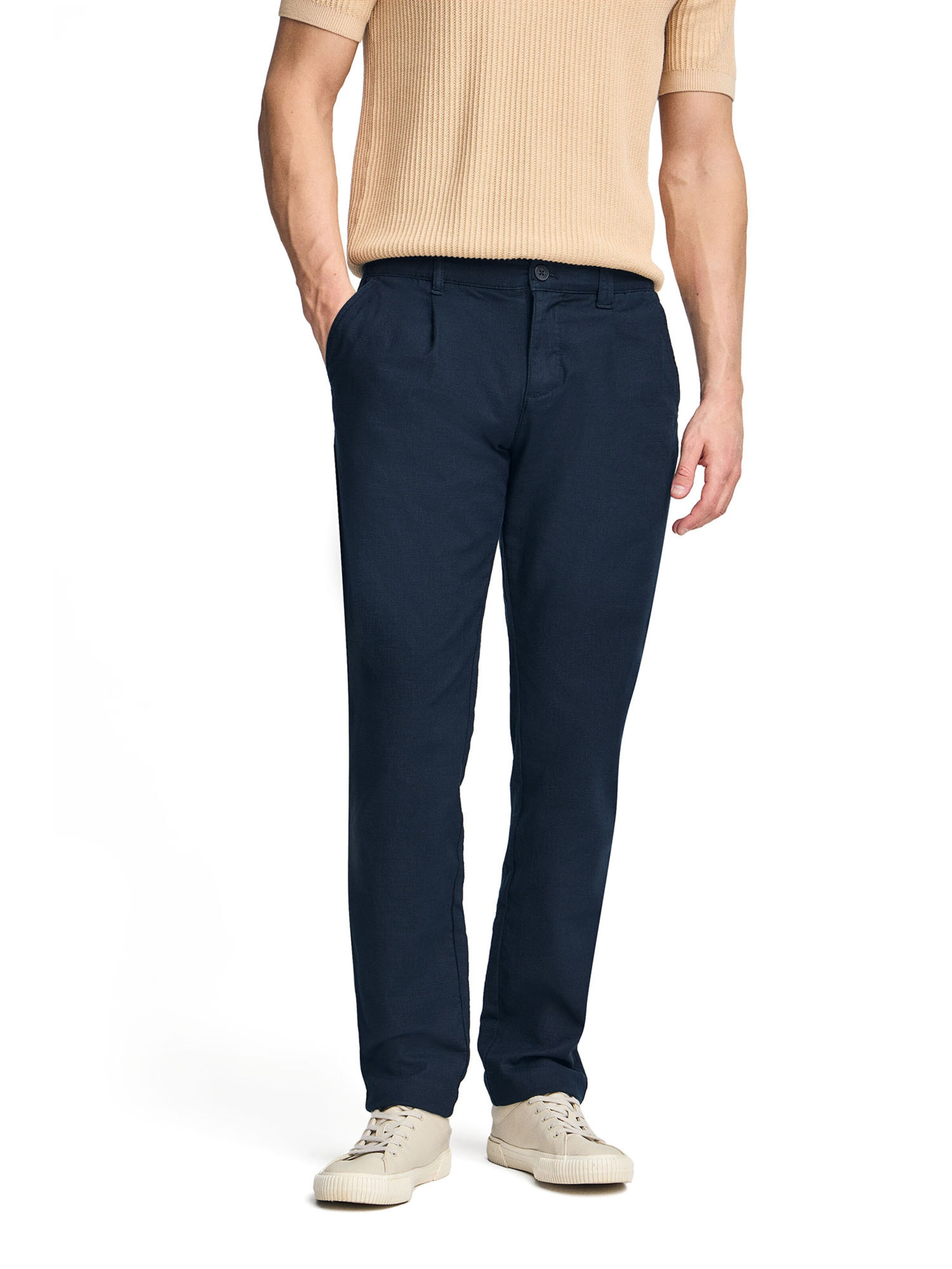 Polo Club Slim fit Pants in Blue: front