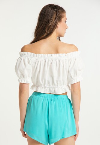 IZIA Bluse i hvid