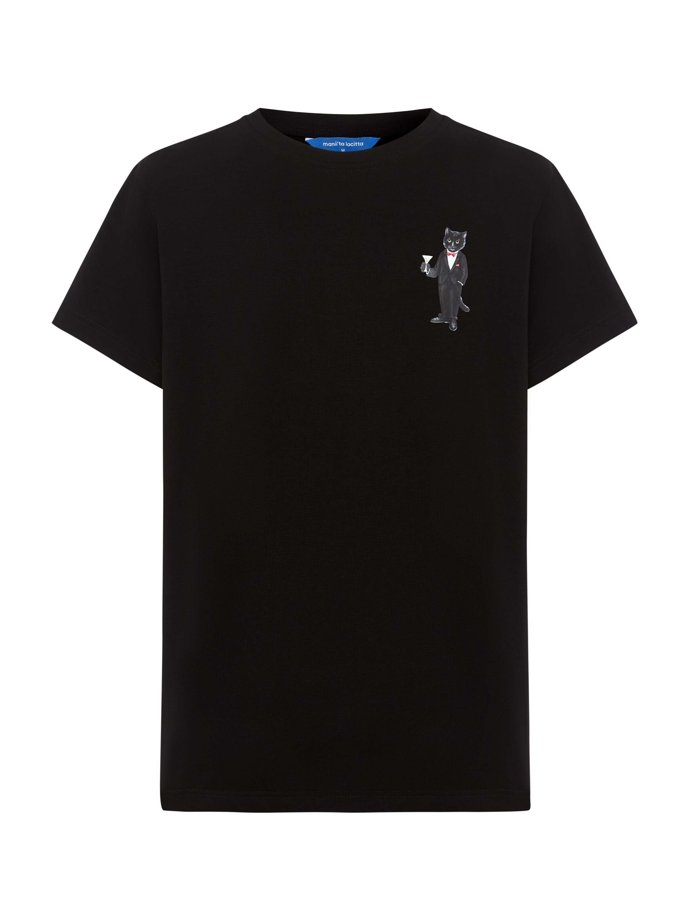 Cat e Lolette Bluser & t-shirts 'Mini Dandy Cat' i sort: forside