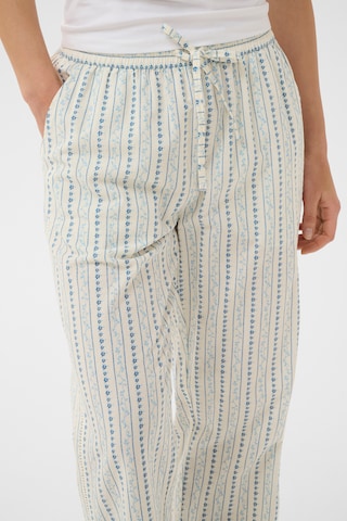 SAINT TROPEZ - regular Pantalón 'Raja' en blanco