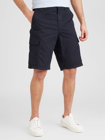 BOSS Loosefit Cargobroek 'Sisla-6' in Blauw: voorkant