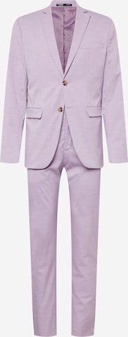 Costume SELECTED HOMME en violet : devant